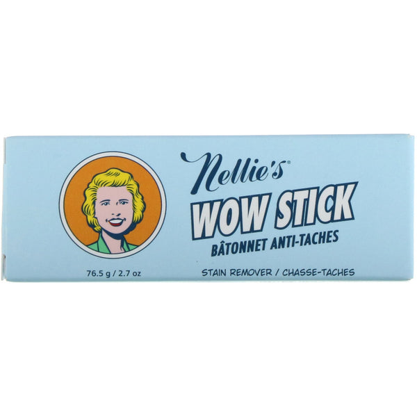 Nellie's, Wow Stick, Stain Remover, 2.7 oz (76.5 g) - The Supplement Shop