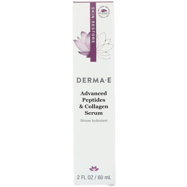 Derma E, Advanced Peptides & Collagen Serum, 2 fl oz (60 ml) - The Supplement Shop