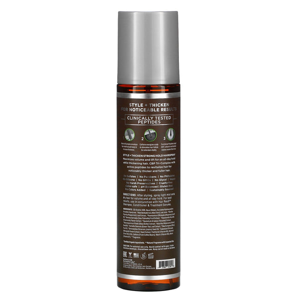 Petal Fresh, Hair ResQ, Thickening Treatment, Style + Thicken, Strong Hold Hair Spray, 8 fl oz (240 ml) - The Supplement Shop