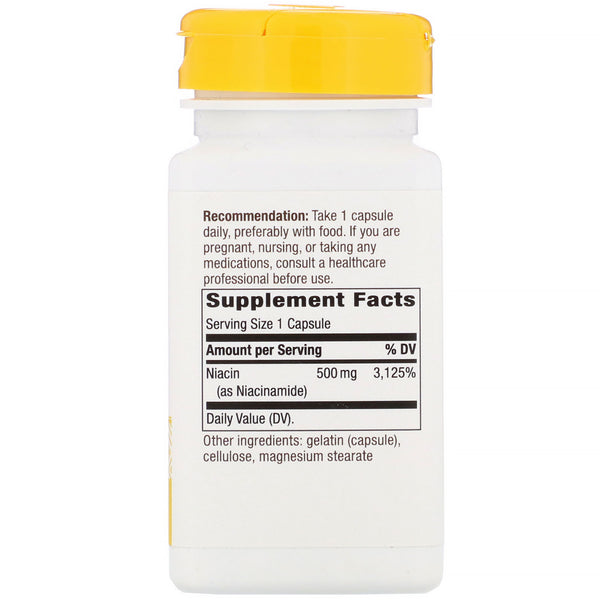 Nature's Way, Niacinamide, 500 mg, 100 Capsules - The Supplement Shop