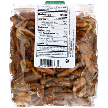 Bergin Fruit and Nut Company, Raw Pecan Halves, 12 oz (340 g)