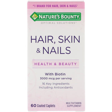 Nature's Bounty, Hair, Skin & Nails, 60 Coated Caplets