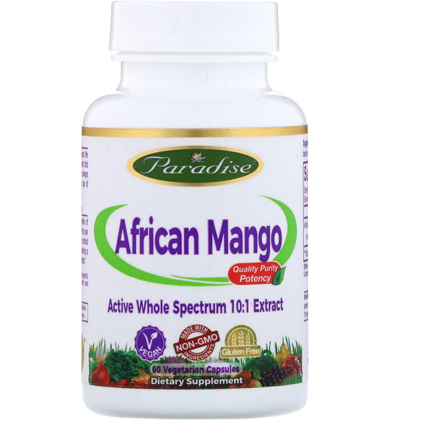 Paradise Herbs, African Mango, 60 Vegetarian Capsules