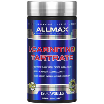 ALLMAX Nutrition, L-Carnitine + Tartrate, 120 Capsules