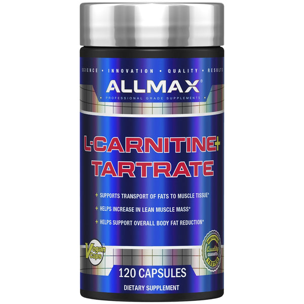 ALLMAX Nutrition, L-Carnitine + Tartrate, 120 Capsules - The Supplement Shop