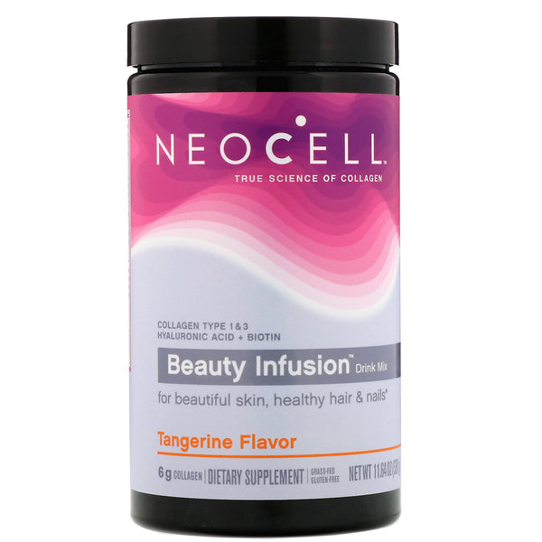 Neocell, Beauty Infusion Drink Mix, Tangerine, 11.64 oz (330 g) - The Supplement Shop
