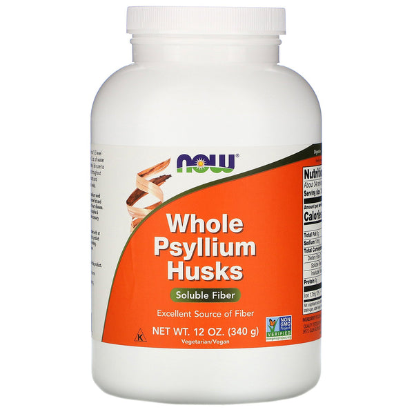 Now Foods, Whole Psyllium Husks, 12 oz (340 g) - The Supplement Shop