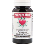 Kroeger Herb Co, Candida Liver Care, 100 Vegetarian Capsules - The Supplement Shop