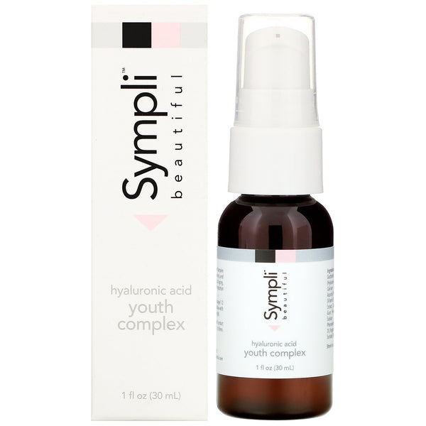 Sympli Beautiful, Hyaluronic Acid Youth Complex, 1 fl oz (30 ml) - The Supplement Shop