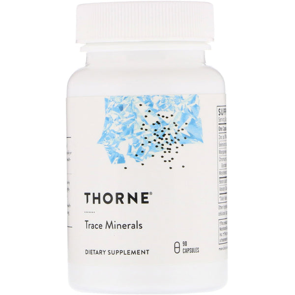 Thorne Research, Trace Minerals, 90 Capsules - The Supplement Shop