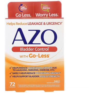 Azo, Bladder Control with Go-Less, 72 Capsules