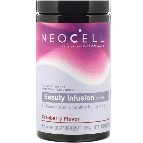 Neocell, Beauty Infusion Drink Mix, Cranberry, 11.64 oz (330 g) - The Supplement Shop