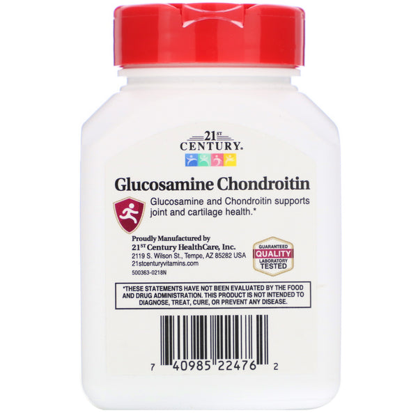 21st Century, Glucosamine / Chondroitin, Triple Strength, 60 Tablets - The Supplement Shop