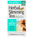 21st Century, Herbal Slimming Tea, All Natural, Caffeine Free, 24 Tea Bags, 1.7 oz (48 g) - The Supplement Shop