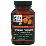 Gaia Herbs, Turmeric Supreme, Extra Strength, 120 Vegan Liquid Phyto-Caps - The Supplement Shop