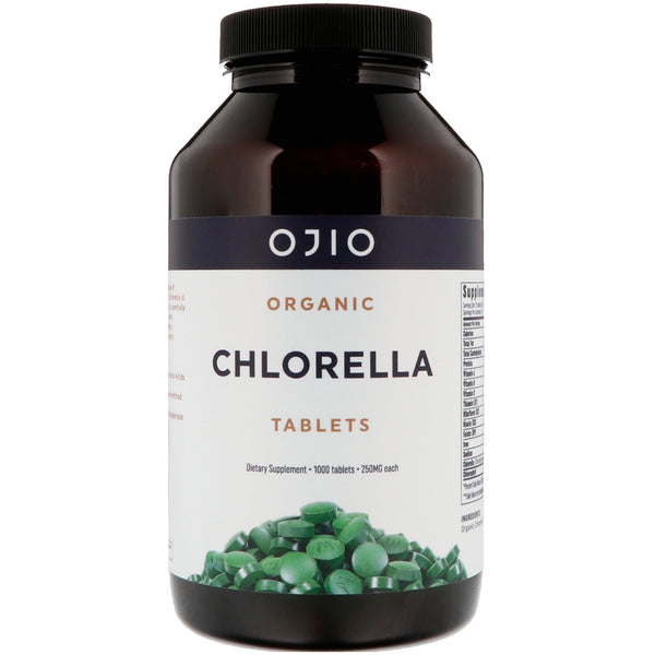 Ojio, Organic Chlorella Tablets, 250 mg, 1000 Tablets - The Supplement Shop