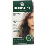 Herbatint, Permanent Haircolor Gel, 7C, Ash Blonde, 4.56 fl oz (135 ml) - The Supplement Shop