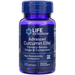 Life Extension, Advanced Curcumin Elite, Turmeric Extract, Ginger & Turmerones, 30 Softgels - The Supplement Shop