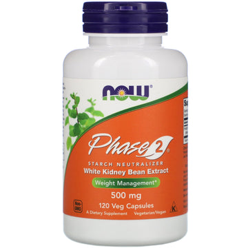 Now Foods, Phase 2 Starch Neutralizer, 500 mg, 120 Veg Capsules