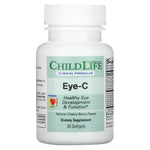 Childlife Clinicals, Eye-C, Natural Cherry Berry , 30 Softgels - The Supplement Shop