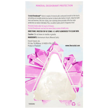 CRYSTAL, Mineral Deodorant Stone, Unscented, 5 oz (140 g)
