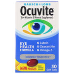 Bausch & Lomb, Ocuvite, Eye Health Formula, 30 Soft Gels - The Supplement Shop