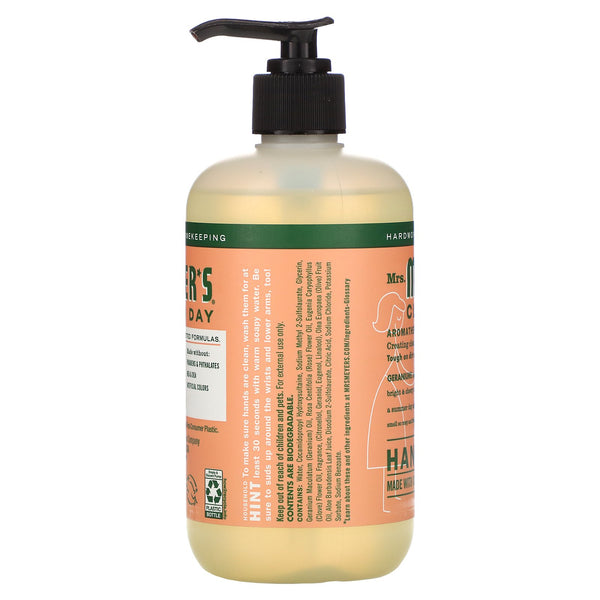 Mrs. Meyers Clean Day, Hand Soap, Geranium Scent, 12.5 fl oz (370 ml) - The Supplement Shop