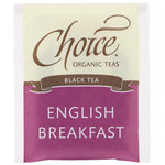 Choice Organic Teas, Organic, English Breakfast, Black Tea, 16 Tea Bags, 1.12 oz (32 g) - The Supplement Shop