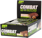 SALE MusclePharm, Combat Crunch, Chocolate Chip Cookie Dough, 12 Bars, 63 g Each - The Supplement Shop