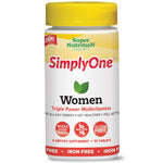Super Nutrition, SimplyOne, Women, Triple Power Multivitamins, Iron-Free, 90 Tablets - The Supplement Shop