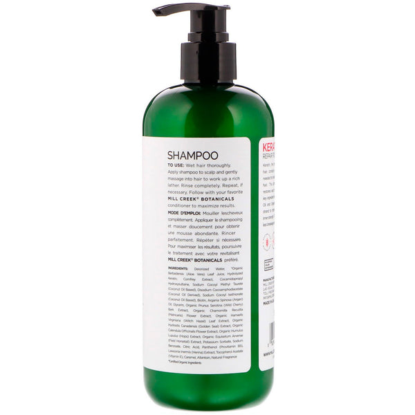 Mill Creek Botanicals, Keratin Shampoo, Repair Formula, 14 fl oz (414 ml) - The Supplement Shop
