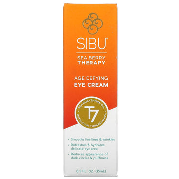 Sibu Beauty, Sea Berry Therapy, Age Defying Eye Cream, Sea Buckthorn Oil, T7, 0.5 fl oz (15 ml)