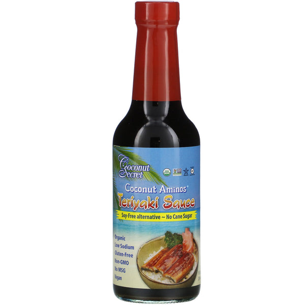 Coconut Secret, Teriyaki Sauce, Coconut Aminos, 10 fl oz (296 ml) - The Supplement Shop