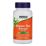 Now Foods, Green Tea Extract, 400 mg, 100 Veg Capsules - The Supplement Shop