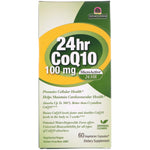 Genceutic Naturals, 24hr CoQ10, 100 mg, 60 Vegetarian Capsules - The Supplement Shop
