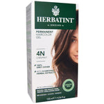 Herbatint, Permanent Haircolor Gel, 4N, Chestnut, 4.56 fl oz (135 ml) - The Supplement Shop