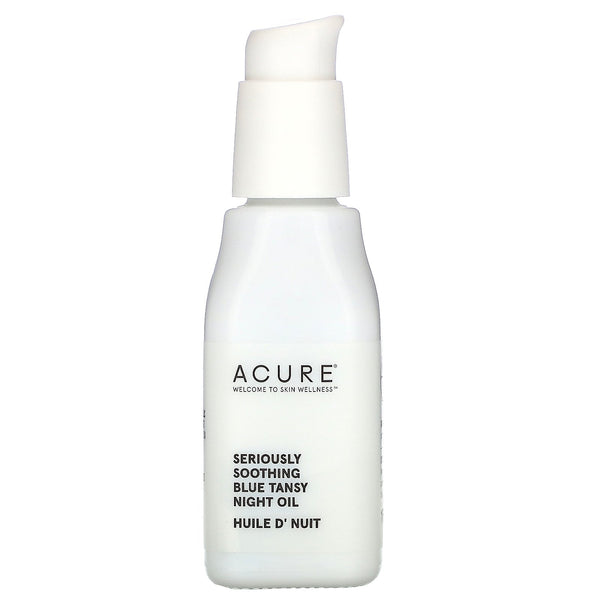 Acure, Seriously Soothing, Blue Tansy Night Oil, 1 fl oz (30 ml) - The Supplement Shop