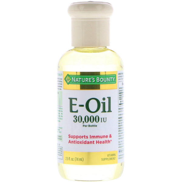 Nature's Bounty, Vitamin E-Oil, 30,000 IU, 2.5 fl oz (74 ml) - The Supplement Shop