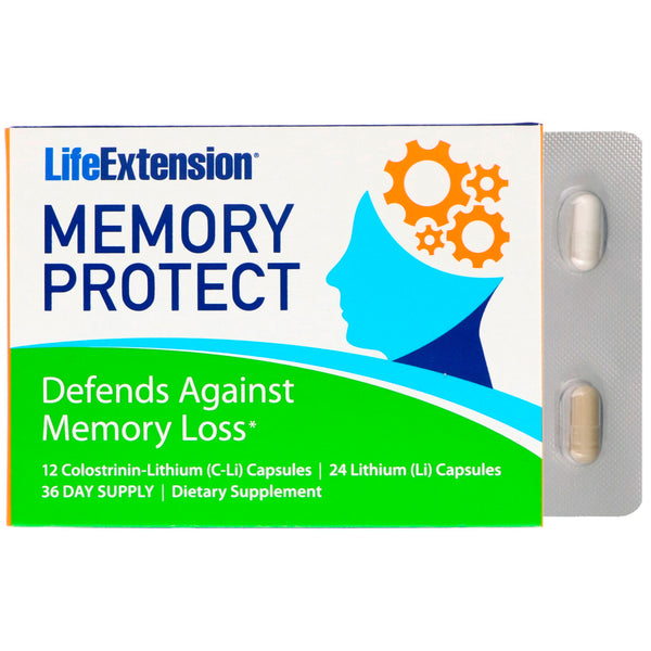 Life Extension, Memory Protect, 36 Capsules - The Supplement Shop