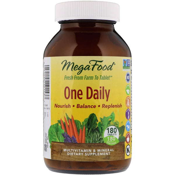 MegaFood, One Daily, 180 Tablets - The Supplement Shop