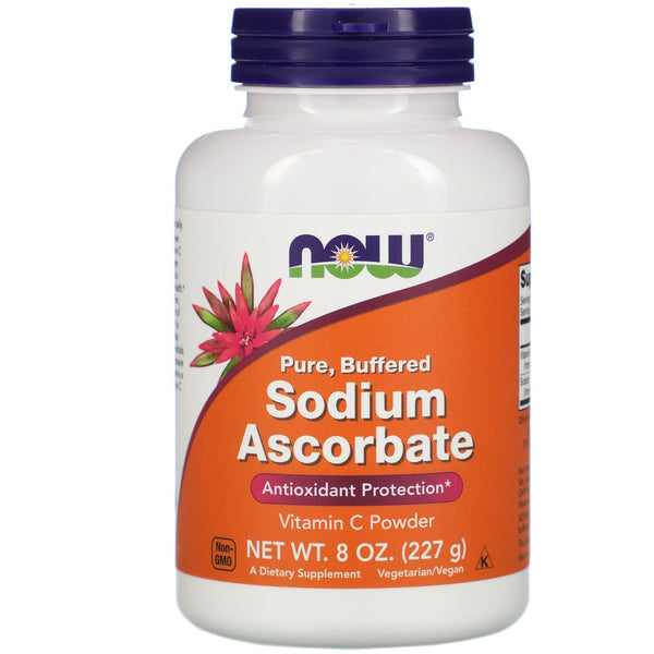 Now Foods, Sodium Ascorbate Powder, 8 oz (227 g) - The Supplement Shop