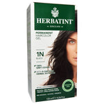 Herbatint, Permanent Haircolor Gel, 1N, Black, 4.56 fl oz (135 ml) - The Supplement Shop