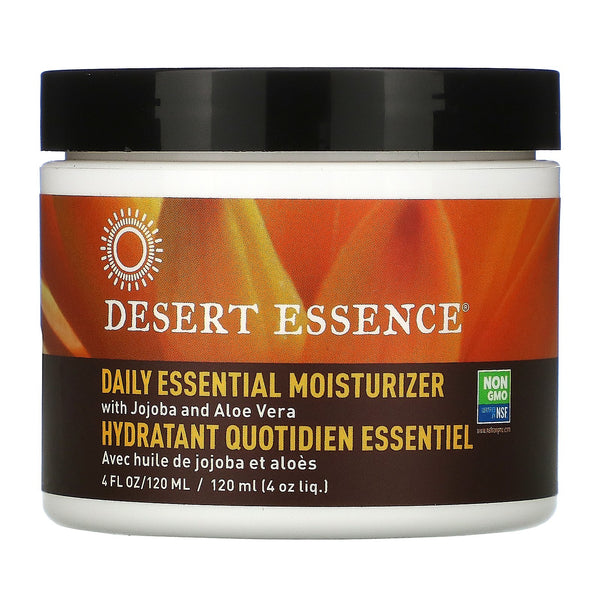 Desert Essence, Daily Essential Moisturizer, 4 fl oz (120 ml) - The Supplement Shop