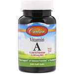 Carlson Labs, Vitamin A, 15,000 IU, 240 Soft Gels - The Supplement Shop