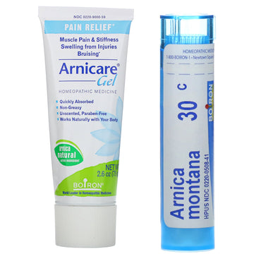 Boiron, Topical & Oral Pellets Value Pack, Arnica Pain Relief, 2.6 oz (75 g) Tube + 80 Pellets