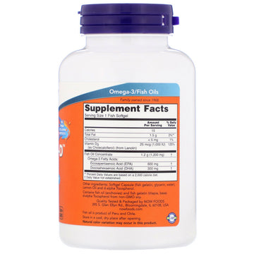 NOW Foods, Ultra Omega 3-D, 600 EPA / 300 DHA, 90 Fish Softgels