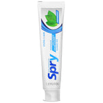 Xlear, Spry Toothpaste, Anti-Plaque Tartar Control, Fluoride Free, Peppermint, 5 oz (141 g) - The Supplement Shop