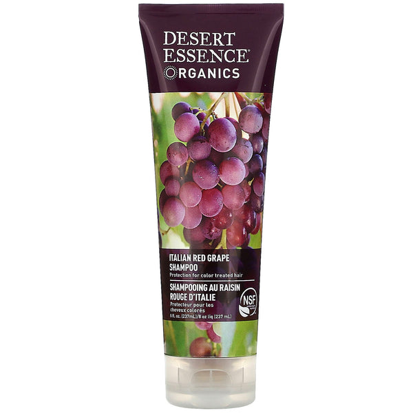 Desert Essence, Organics, Shampoo, Italian Red Grape, 8 fl oz (237 ml) - The Supplement Shop