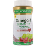 Nature's Bounty, Omega-3 Gummies, Grape, Strawberry & Raspberry Flavored, 70 Gummies