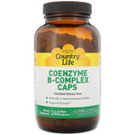 Country Life, Coenzyme B-Complex Caps, 240 Vegan Capsules - The Supplement Shop